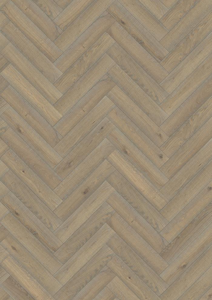 Herringbone Oak CC Vintage White Left