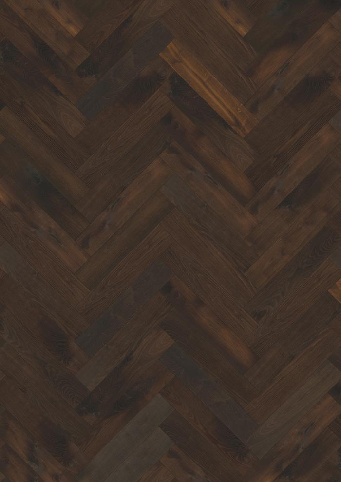 Oak Herringbone CD Smoked Dark