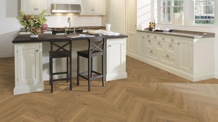 Oak Herringbone CD Smoked Grey