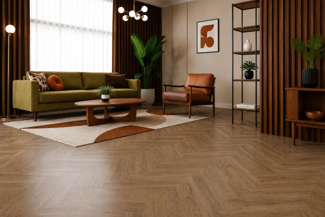 Panele winylowe Arbiton DB Amaron Herringbone Dąb Georgetown