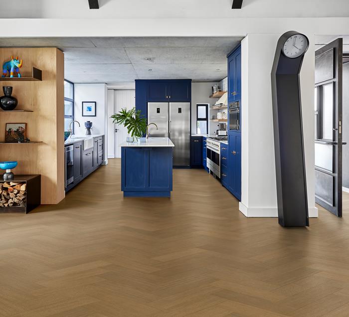 Oak Sage Herringbone Right