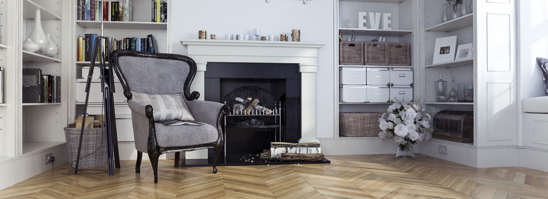 FertigParkiet Chevron Dąb Elegance