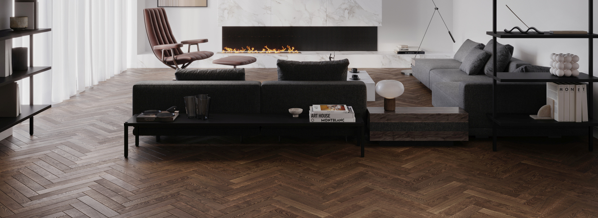 FertigDeska Luxury 220 Dąb Color Rosolare
