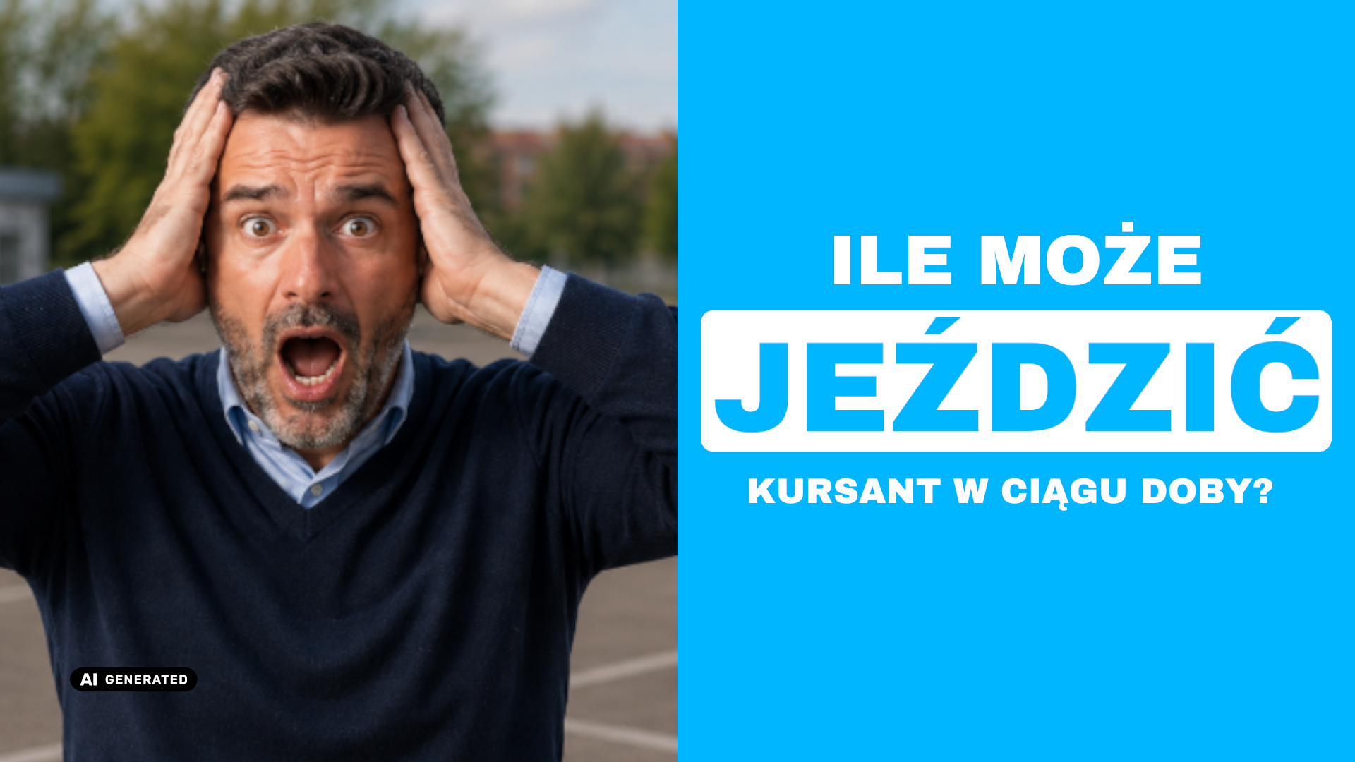 Kursant nie może jeździć tyle, ile chce. Prawo określa maksymalny czas jazdy dziennie